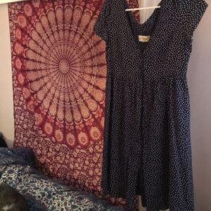 Vintage button up dress